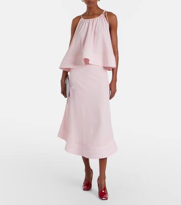 Silk crop top | Stella McCartney