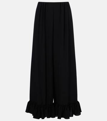 Silk crêpe de chine wide-leg pants | Chloé