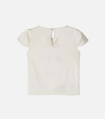 Sheeny embroidered scalloped top | Konges Sløjd