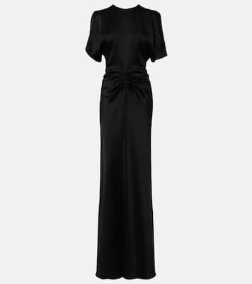 Abito lungo Isabella in raso | Victoria Beckham