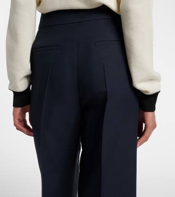VGold Crepe Couture wide-leg pants | Valentino