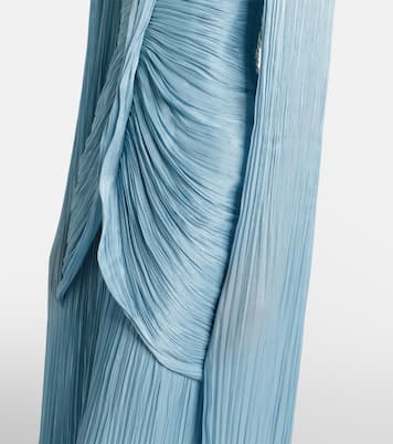 Draped pleated gown | Marmar Halim