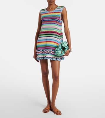 Crocheted minidress | Ganni