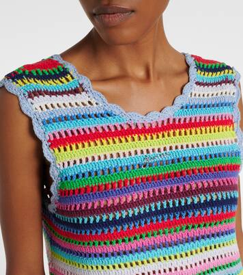 Crocheted minidress | Ganni