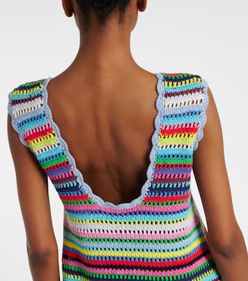 Crocheted minidress | Ganni