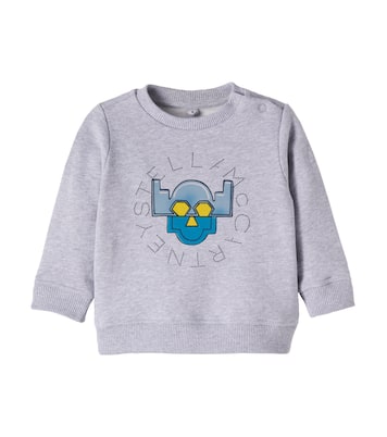 Baby logo cotton jersey sweatshirt | Stella McCartney Kids