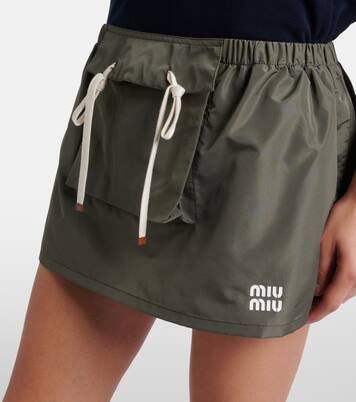 Minifalda técnica | Miu Miu