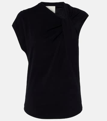 Nayda gathered cotton jersey T-shirt | Isabel Marant