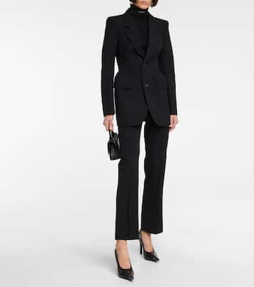 Hourglass virgin wool blazer | Balenciaga