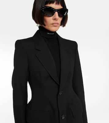 Hourglass virgin wool blazer | Balenciaga
