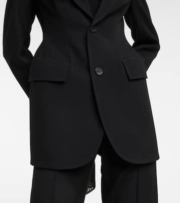 Hourglass virgin wool blazer | Balenciaga