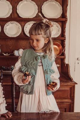 Sylvania fringe-trimmed vest | Louise Misha