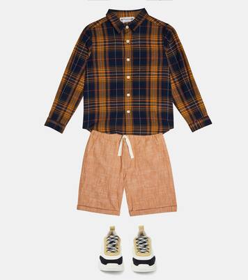 Tango 타탄 체크 코튼 블렌드 셔츠 | Bonpoint