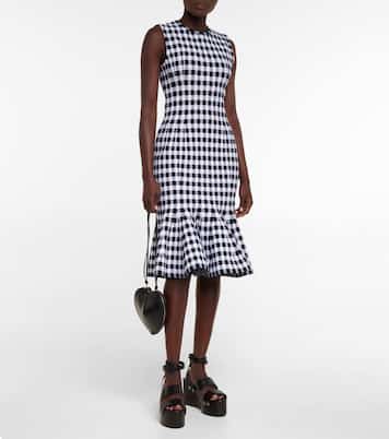 Robe à carreaux | Alaïa