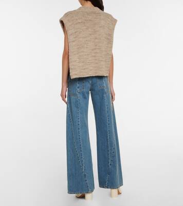 Pull sans manches en laine d'alpaga mélangée | Maison Margiela