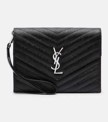 Cassandre leather clutch | Saint Laurent
