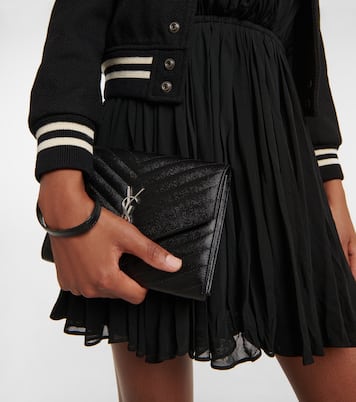Cassandre leather clutch | Saint Laurent