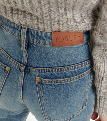 Fulham high-rise straight jeans | Joseph