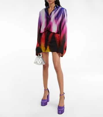 Pumps Dalilah in raso con plateau | Paris Texas