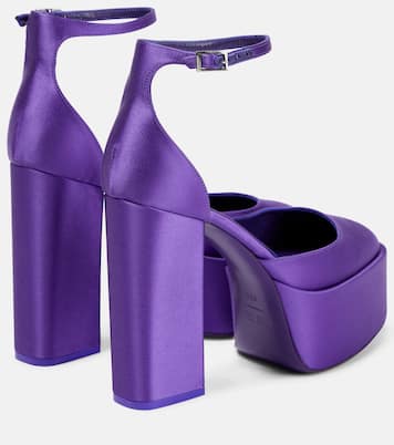 Pumps Dalilah in raso con plateau | Paris Texas