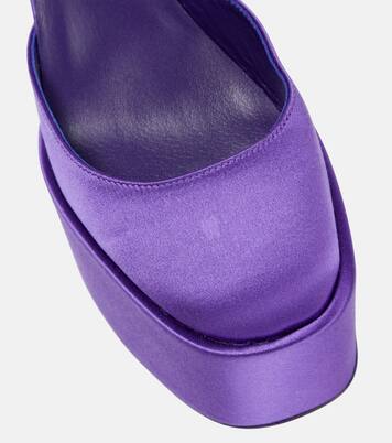 Pumps Dalilah in raso con plateau | Paris Texas