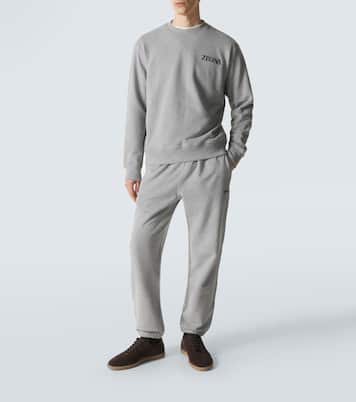 Pantalon de survêtement en coton à logo | Zegna