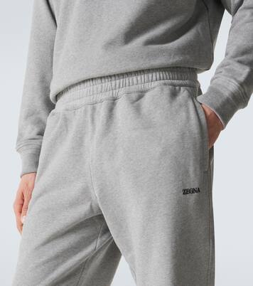 Pantalon de survêtement en coton à logo | Zegna
