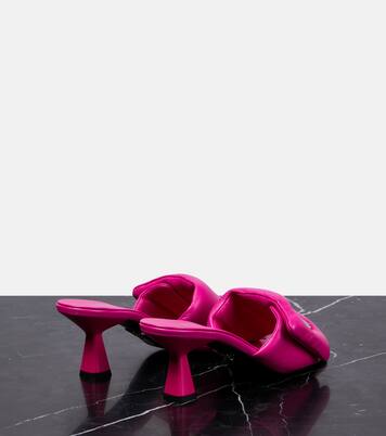 Padded leather mules | Prada