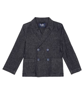 Blazer cruzado en denim | Il Gufo