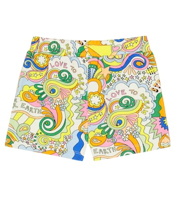 Printed cotton jersey shorts | Stella McCartney Kids