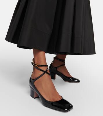 Escarpins Tan-Go 60 en cuir verni | Valentino Garavani