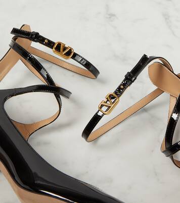 Escarpins Tan-Go 60 en cuir verni | Valentino Garavani