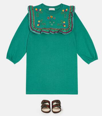 Embroidered canvas slides | Stella McCartney Kids