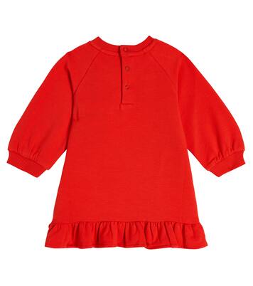 Bébé – Robe Teddy Bear en coton mélangé | Moschino Kids