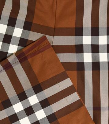 Burberry Check cotton wide-leg pants | Burberry Kids