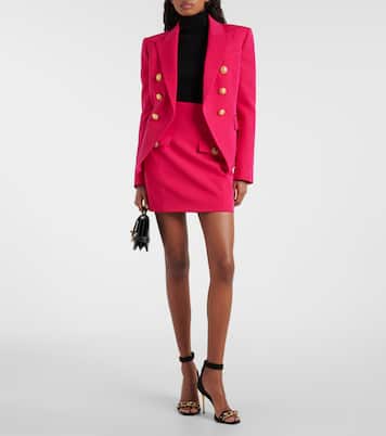 Minirock aus Schurwolle | Balmain