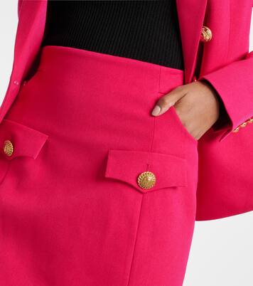 Minirock aus Schurwolle | Balmain