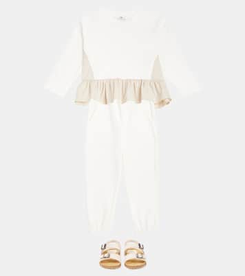 Cotton-blend sweatshirt and sweatpants set | Il Gufo