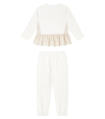 Cotton-blend sweatshirt and sweatpants set | Il Gufo