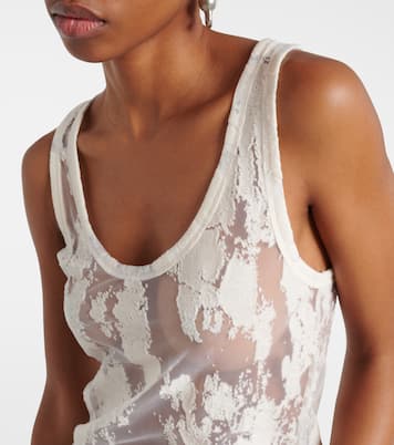 Ejoan cotton-blend tank top | Acne Studios