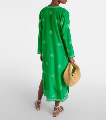 Bestickter Kaftan aus Seide | Juliet Dunn