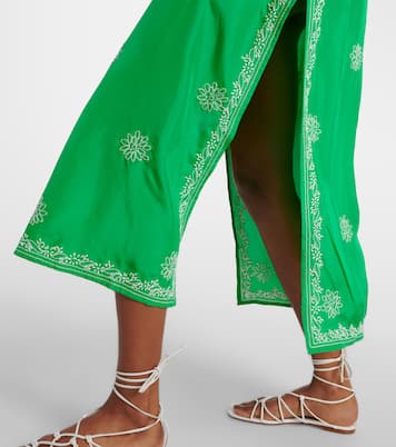 Bestickter Kaftan aus Seide | Juliet Dunn