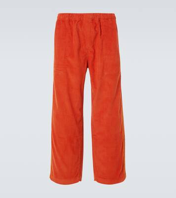 Cotton corduroy straight pants | Bode