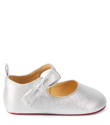 Lou Babe leather ballet flats | Christian Louboutin Kids