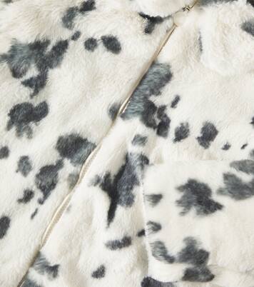 Printed faux fur coat | Stella McCartney Kids