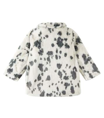 Printed faux fur coat | Stella McCartney Kids