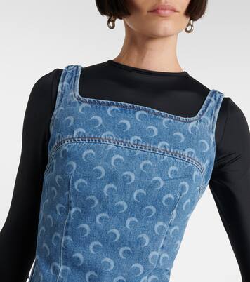 Jeanskleid All Over Moon | Marine Serre