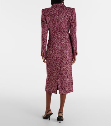 Sequined cropped tweed blazer | Alessandra Rich