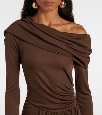 Robe longue asymétrique | Oscar de la Renta