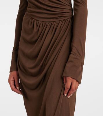 Robe longue asymétrique | Oscar de la Renta